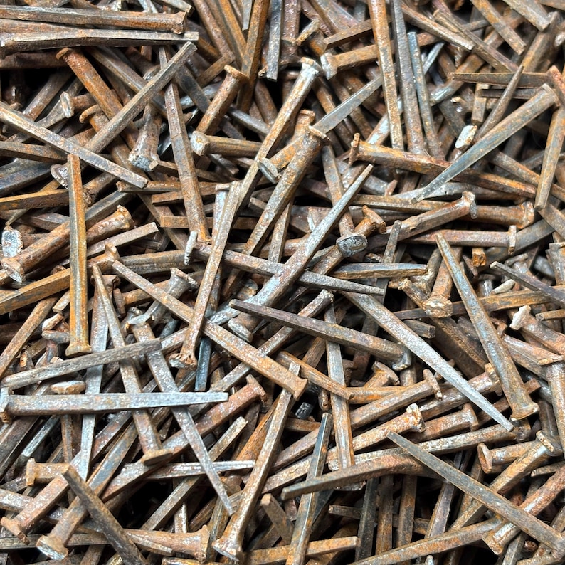 Rustic Shutter Nails Antique/vintage Style Square Nails: Rustic 1.25/1.5 Inch Rosehead ...