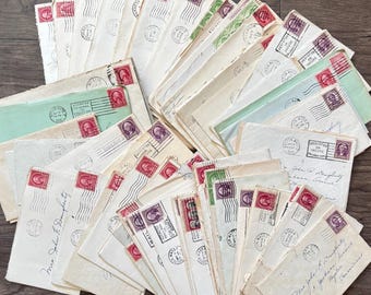 1920’s/30s Family Letters- Antique/Vintage Personal Handwritten Documents. Correspondence. Stamps/Envelopes- Paper Time Capsules. Ledgers
