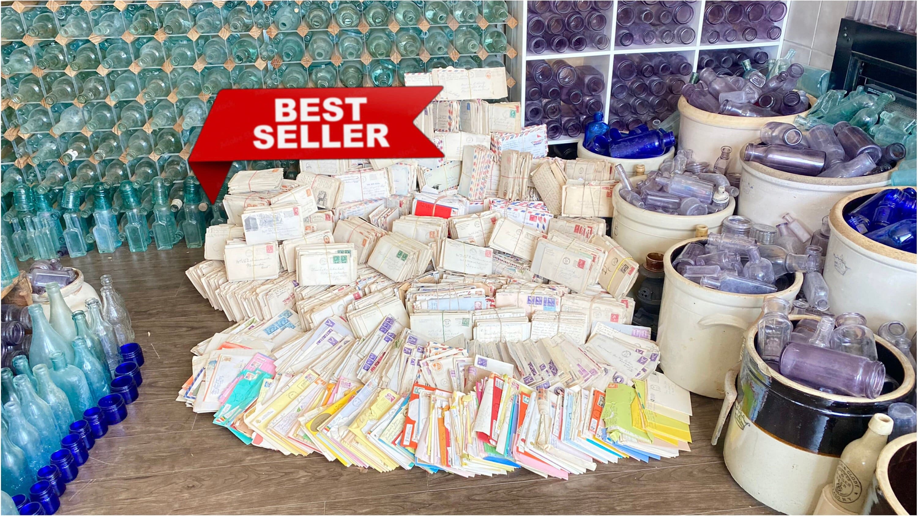 Letter Lots- Antique/Vintage Personal Handwritten Documents. Love Letters, War Correspondence. Stamps/Envelopes- Paper Time Capsules