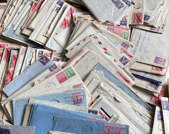 1940s Letters- Antique/Vintage Personal Handwritten Documents. Correspondence. Stamps/Envelopes- Paper Time Capsules. Books. Stories