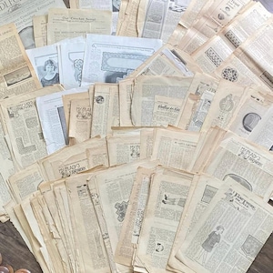 Vintage Magazine Pages NEEDLECRAFT 1920s-30s. Housekeeping,Crafting/Sewing,Advertisements,Stories. Antique Lot. Journal/Crafting-Old Letters