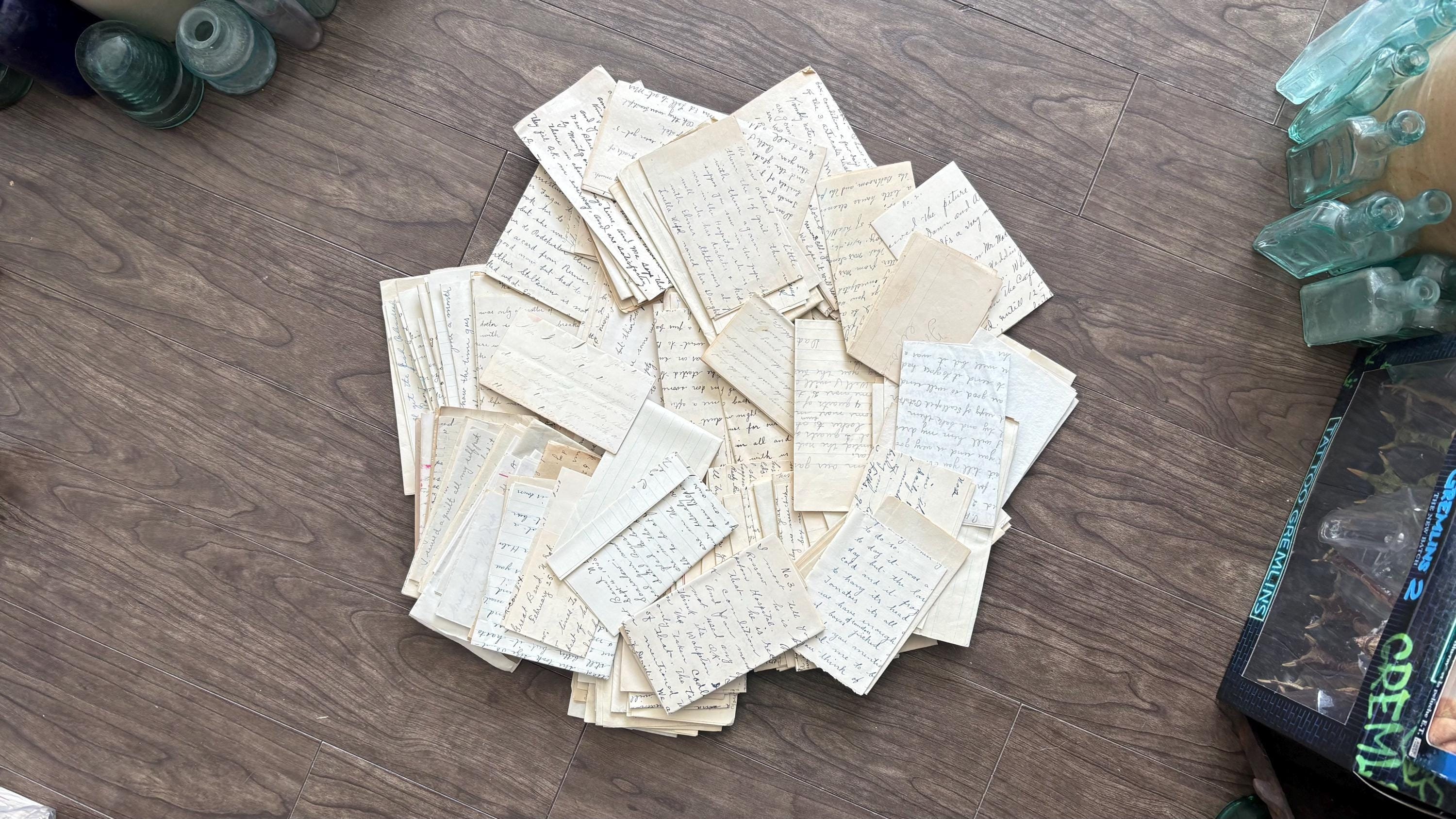 Loose Handwritten Letters.  Antique/Vintage Personal Handwritten Documents, Correspondence-Stamps/Envelopes-Paper Time Capsule Lots. Wow!