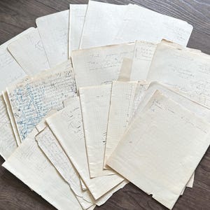 Páginas de cuaderno antiguas (algo escrito): documentos manuscritos personales antiguos/vintage, correspondencia, papel, scrapbooking, caligrafía
