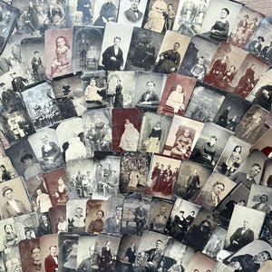 Photos dactylographiées grand format. Cartes vintage vintage en étain éphémères/scrapbooking-armoire, CDV, journal indésirable, artisanat-art, photos-appareils photo