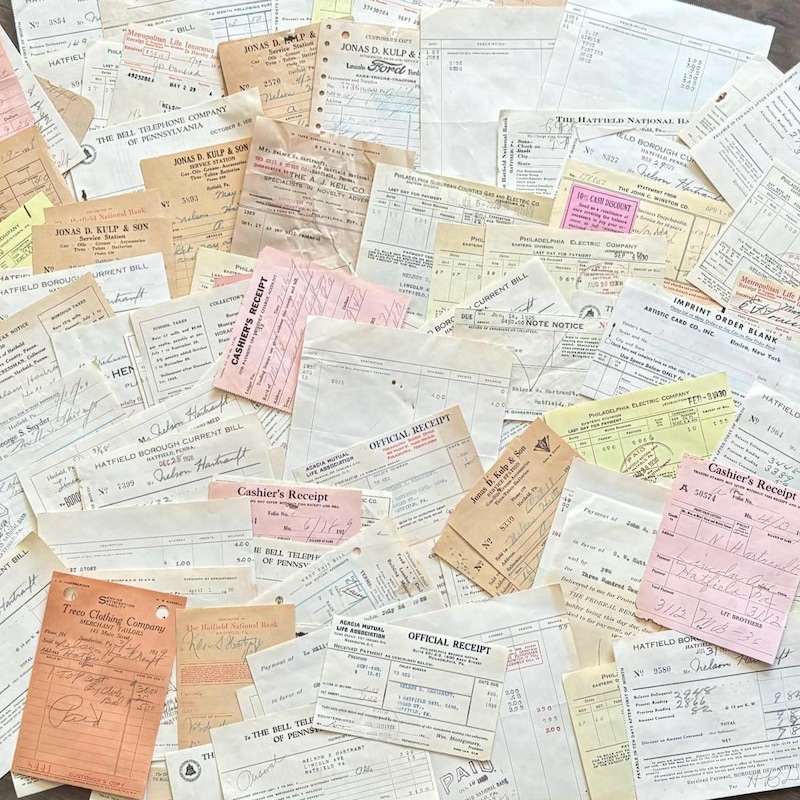 Handwritten Invoices - Etsy