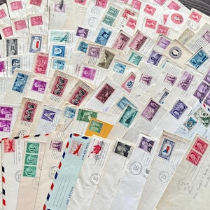 5) Covers. Empty Envelopes.  Personal Handwritten/Typewritten Documents-Vintage Envelopes-Old Lots. Ephemera Packs. Stamps, Ink