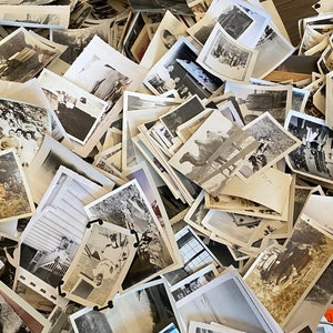 Antique Photos. 1900s-1960s Vintage Paper Ephemera/Scrapbooking Pieces. Cabinet Card, CDV,Junk Journal,Crafts Some Handwritten Notes. Snaps image 6
