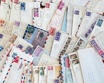 Vintage Letters- Personal Handwritten/Typed Documents. Stamped Envelopes. Varying Years. Pride Notes/Correspondence-Handwritten Personal