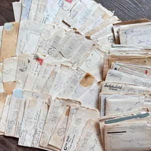 1900s Letters- Antique Personal Handwritten Documents. Vintage Envelopes. “No Stamps” Old Time Capsules/Correspondence-Handwritten Lots