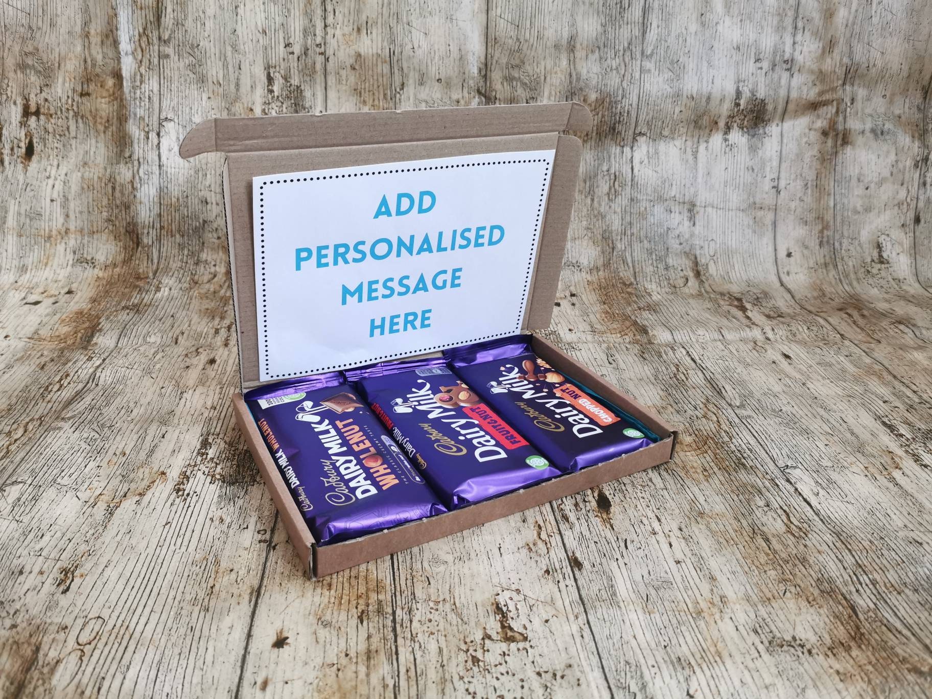 Cadbury Fruit and Nut Personalised Gift Letter Box Gift Etsy