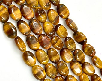 Marvellous Top Grade Quality 100/% Natural Iron Tiger Eye Oval Shape Cabochon Loose Gemstone Pair For Making Earrings 48 Ct 33X15X4 mm F-2979