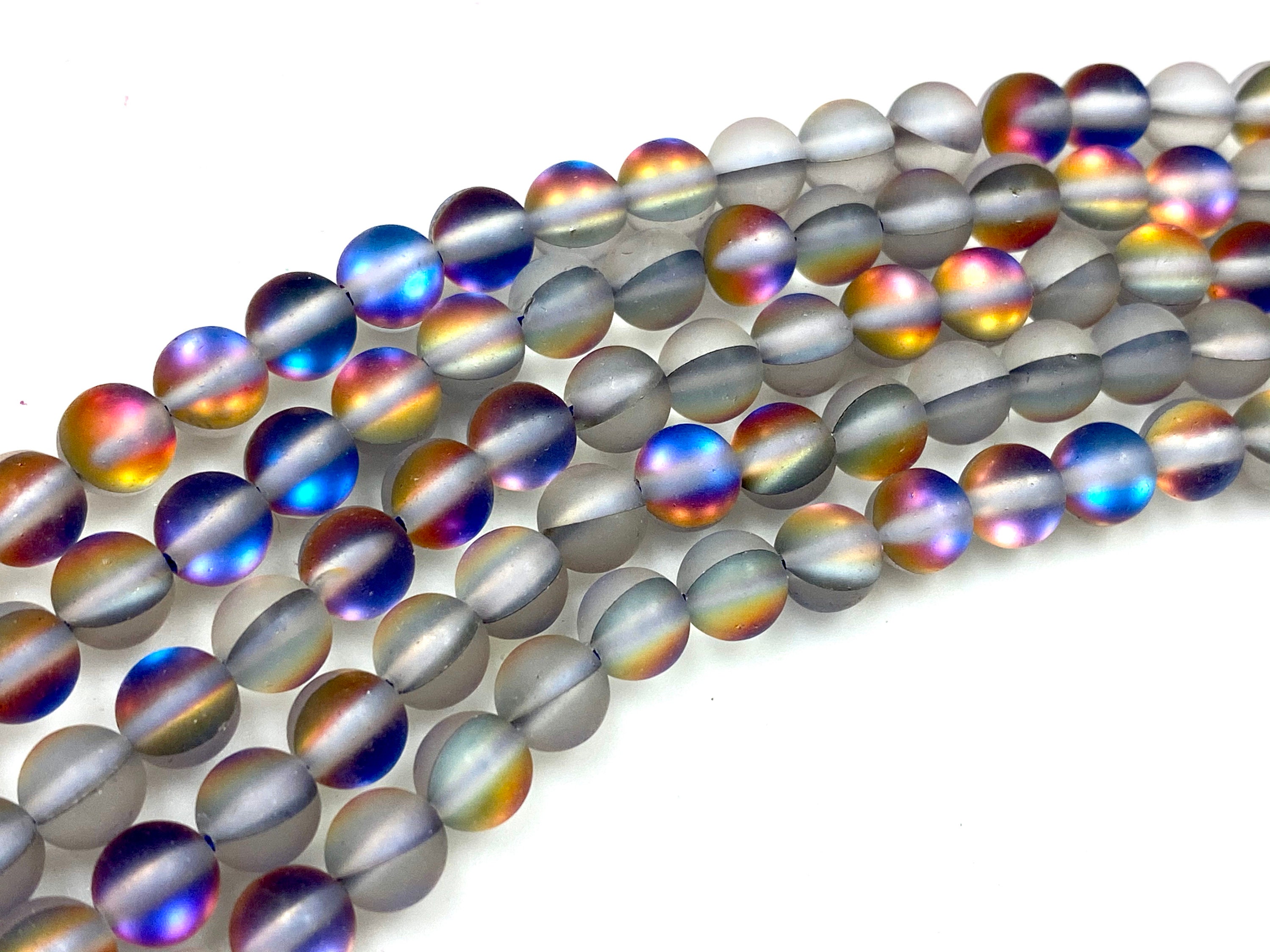 Mystic Aura Quartz Moonstone Quartz Mermaid Glass Crystal AB Etsy