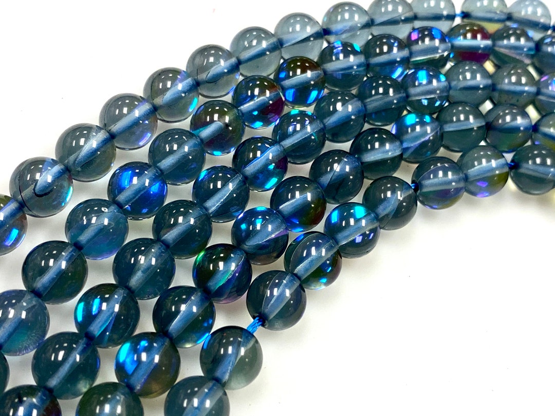 Mystic Aura Quartz Moonstone Quartz Mermaid Glass Crystal AB Etsy