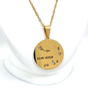 Collana con mappa di Capo Verde