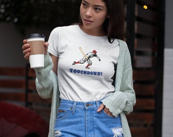 Touchdown Baseball Unisex T-Shirt: Sportliches Geschenk