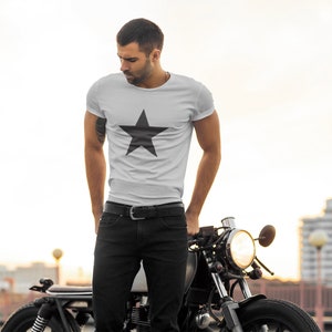 Star Player Unisex T-Shirt, Minimalist Star T-shirt,Gifts,Gifts for Husband,Gifts for Boyfriend,Gifts for Dad,Gifts for Him,T Shirts for Men