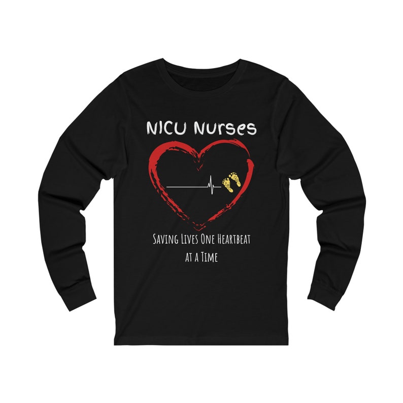 NICU RN Nurse's Day Saving Lives One Heartbeat at a Time Gray Navy ...