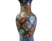 Vintage Oriental Imari Mixed Color Porcelain Decor Vase Home Decoration Flower Vase
