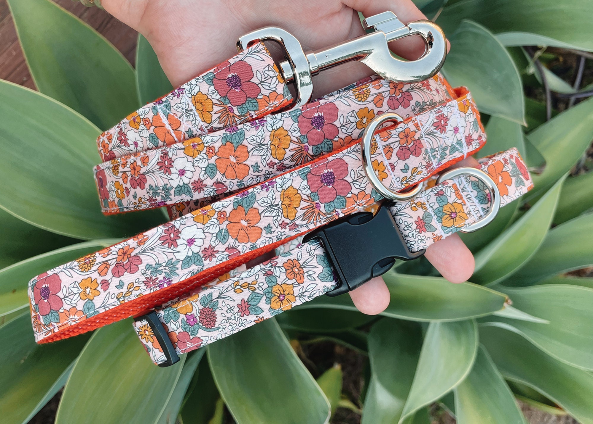 That 70's Dog Collar and Lead Set Matching Lead and Etsy Australia