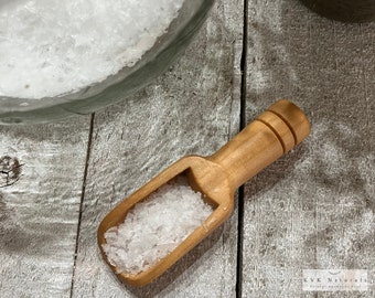 Bath Salt Scoop - Wooden Spoon, Salt Spoon, Small Wooden Scoops