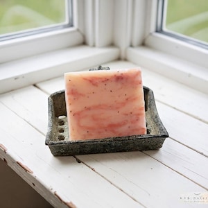 Strawberry Scented Soap Bar: Natural Handmade Cold Process Soap
