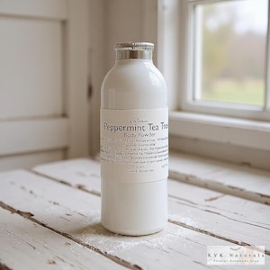 Peppermint Tea Tree Body Powder: Talc-Free Dusting Powder, 4 oz
