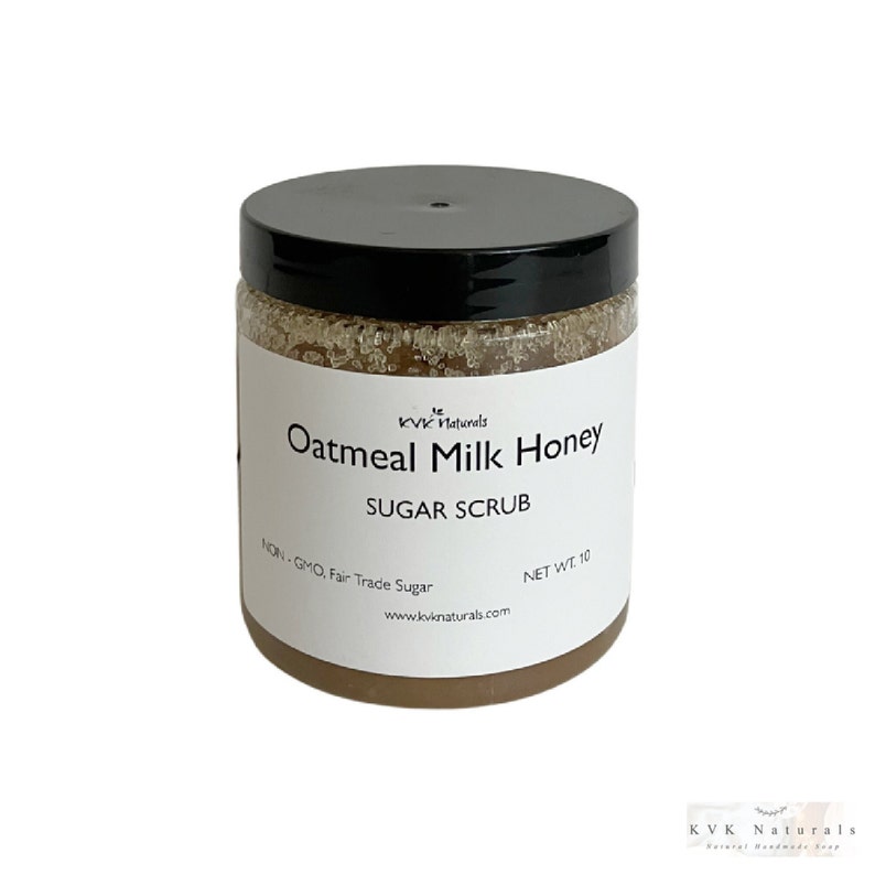 Sugar Scrub Oatmeal Milk & Honey Sugar Scrubs, Body Scrub, Exfoliating