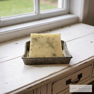Peppermint Tea Tree Soap Bar: Natural Handmade Cold Process Soap
