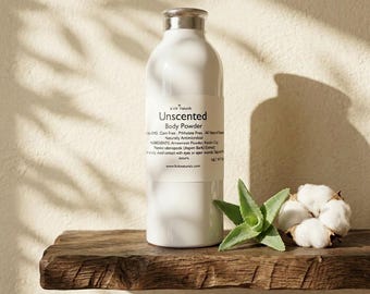 Unscented Body Powder: Talc-Free Dusting Powder, 4 oz