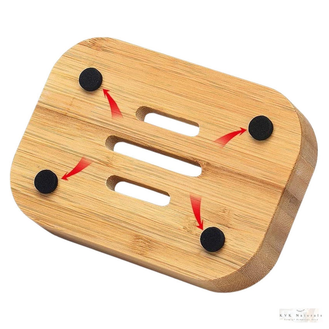 Bamboo Wood Soap Dish Soap Saver Ecofriendly Soap Dishes Etsy