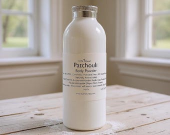 Patchouli Body Powder: Talc-Free Dusting Powder, 4 oz