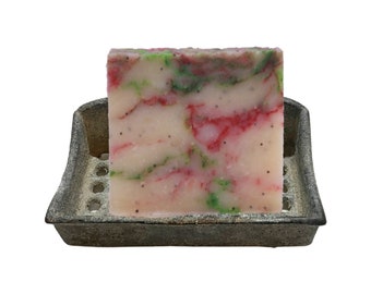 Cranberry Pomegranate Soap Bar - Natural Handmade Soap, Organic Soap Bar, Cold Process Soap