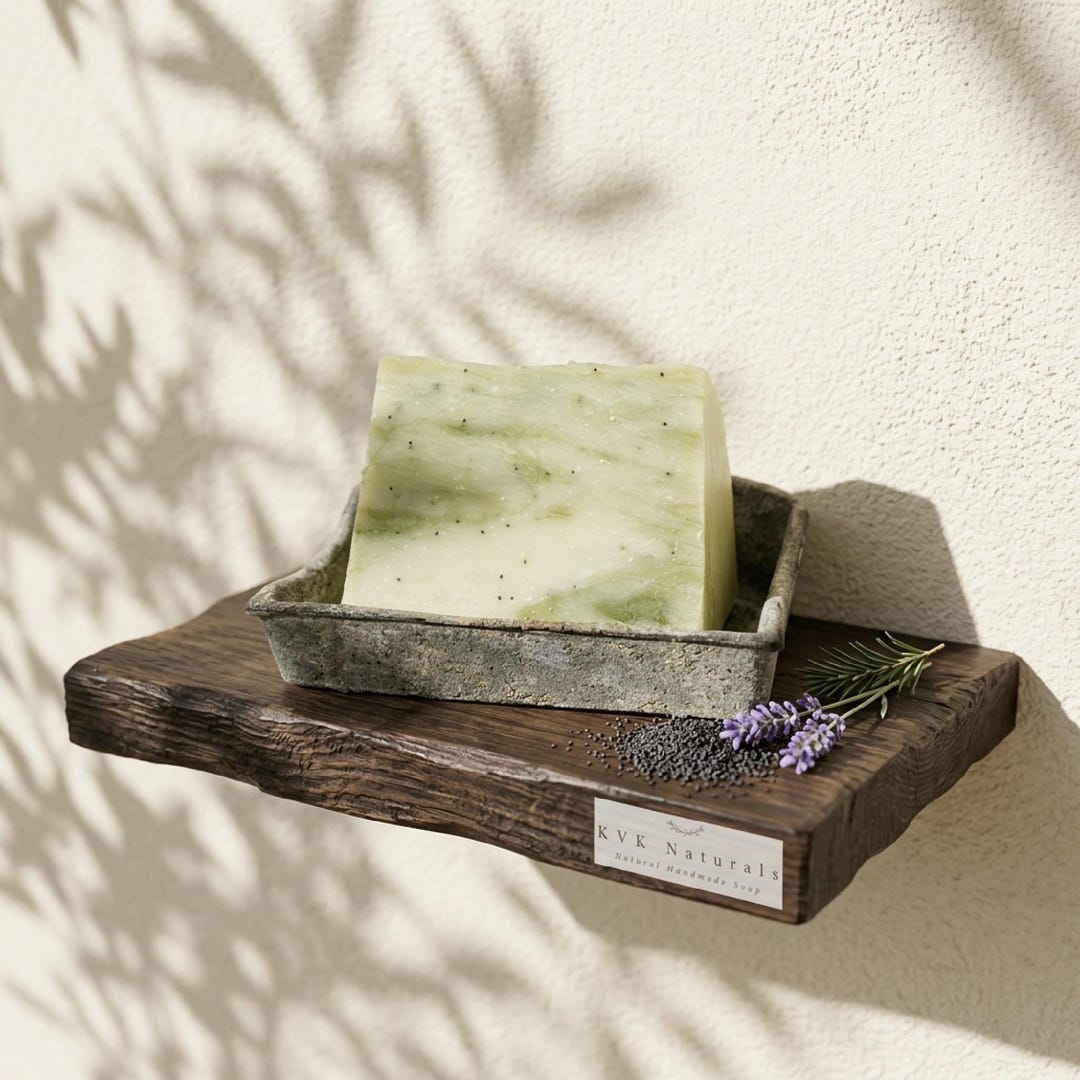 Eucalyptus Lavender Soap Bar: Natural Handmade Cold Process Soap - Etsy