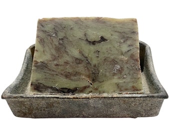Chocolate Mint Soap Bar - Natural Handmade Soap, Organic Soap Bar, Cold Process Soap