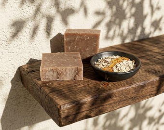 Oatmeal Milk Honey Goat Milk Soap: Natural Handmade Bar