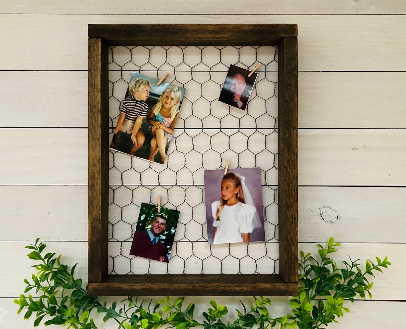 Chicken Wire Photo Display Frame Chicken Wire Jewelry Holder Etsy