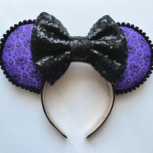 Disney Haunted Mansion inspired ears, Haunted Mansion ears, Haunted Mansion Minnie ears, Disney ears