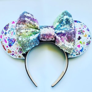 Disney Castle Minnie Ears, Disney Inspired Minnie ears, castle ears, Magic Kingdom ears, Best day ever
