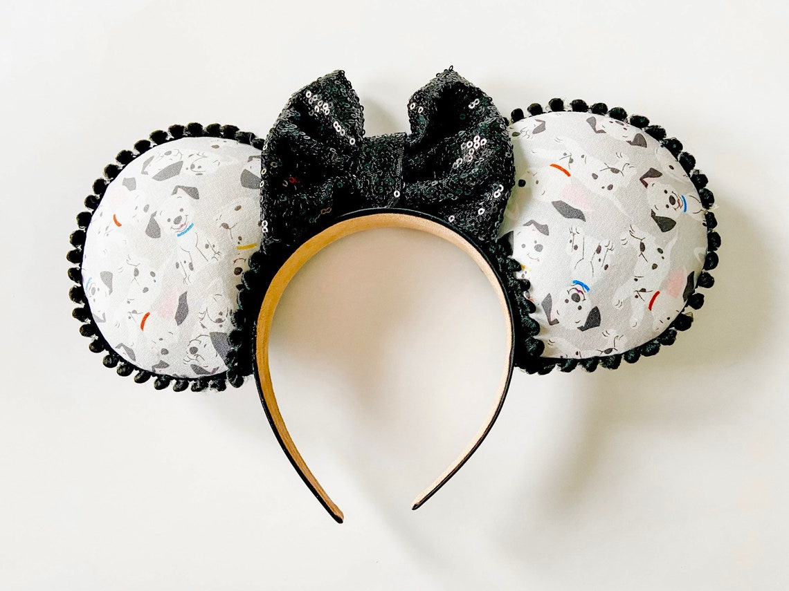 101 Dalmatians Disney Inspired Ears Disney Dog Ear 101 Etsy