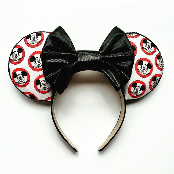 Mickey Mouse Club ears, Mickey Mouse Ears, Mickey Ears, Disney Mickey inspired ears