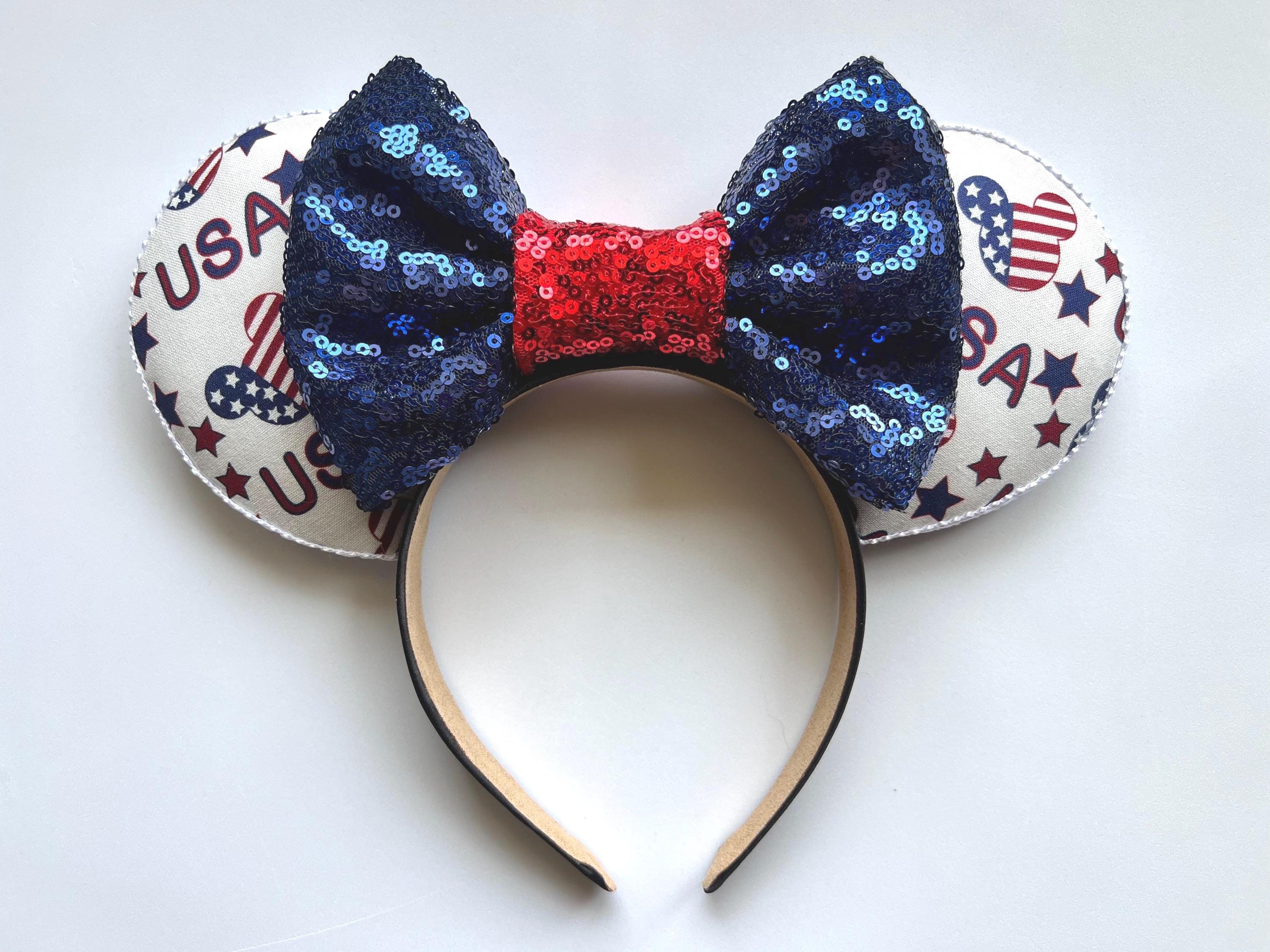 Four Pack of Adult Mickey Mouse Ears Minnie Ears, Mickey Ears Elastic Headband, Women Adults  main image 2