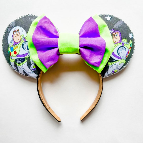 Buzz Lightyear Inspired Ears, Disney Toy Story ears,Pixar Buzz Lightyear ears, Buzz Lightyear Minnie ears