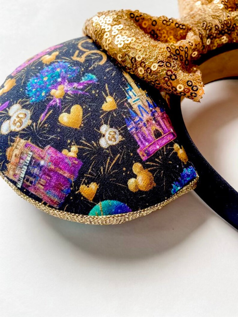 BACK IN STOCK Disney 50th Anniversary inspired Minnie ears