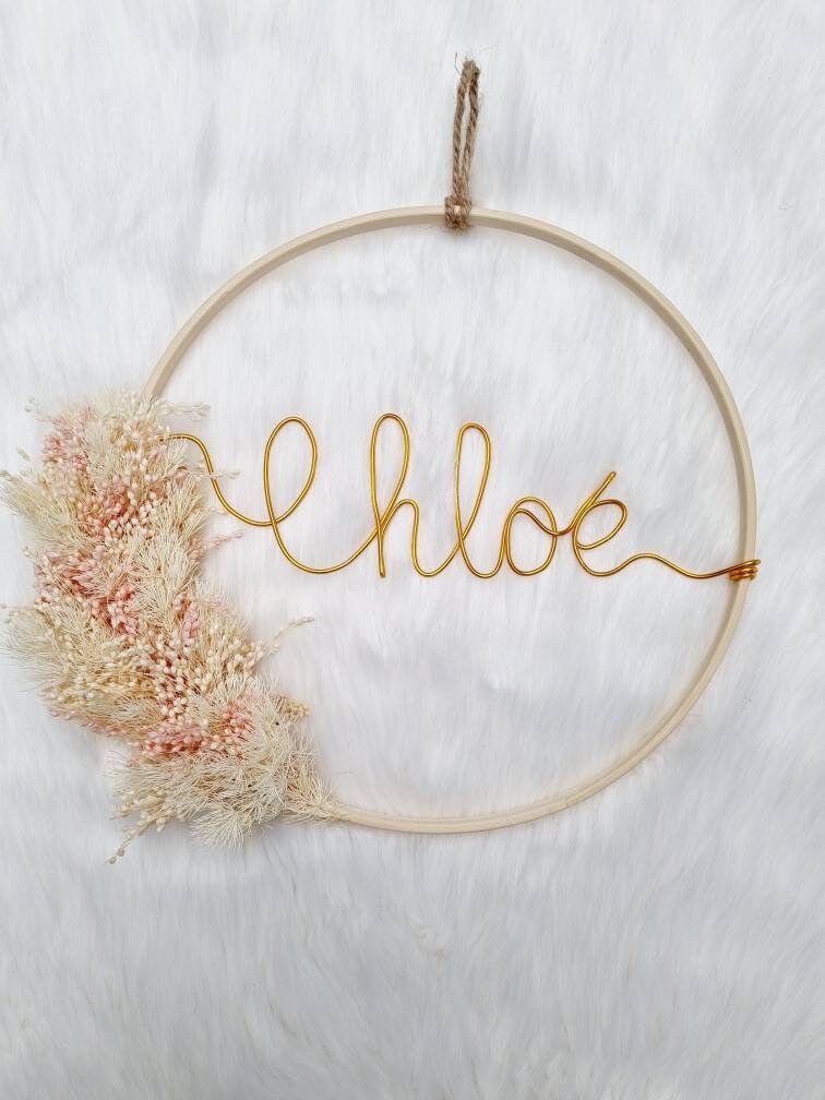 Couronne Prénom Fleurie