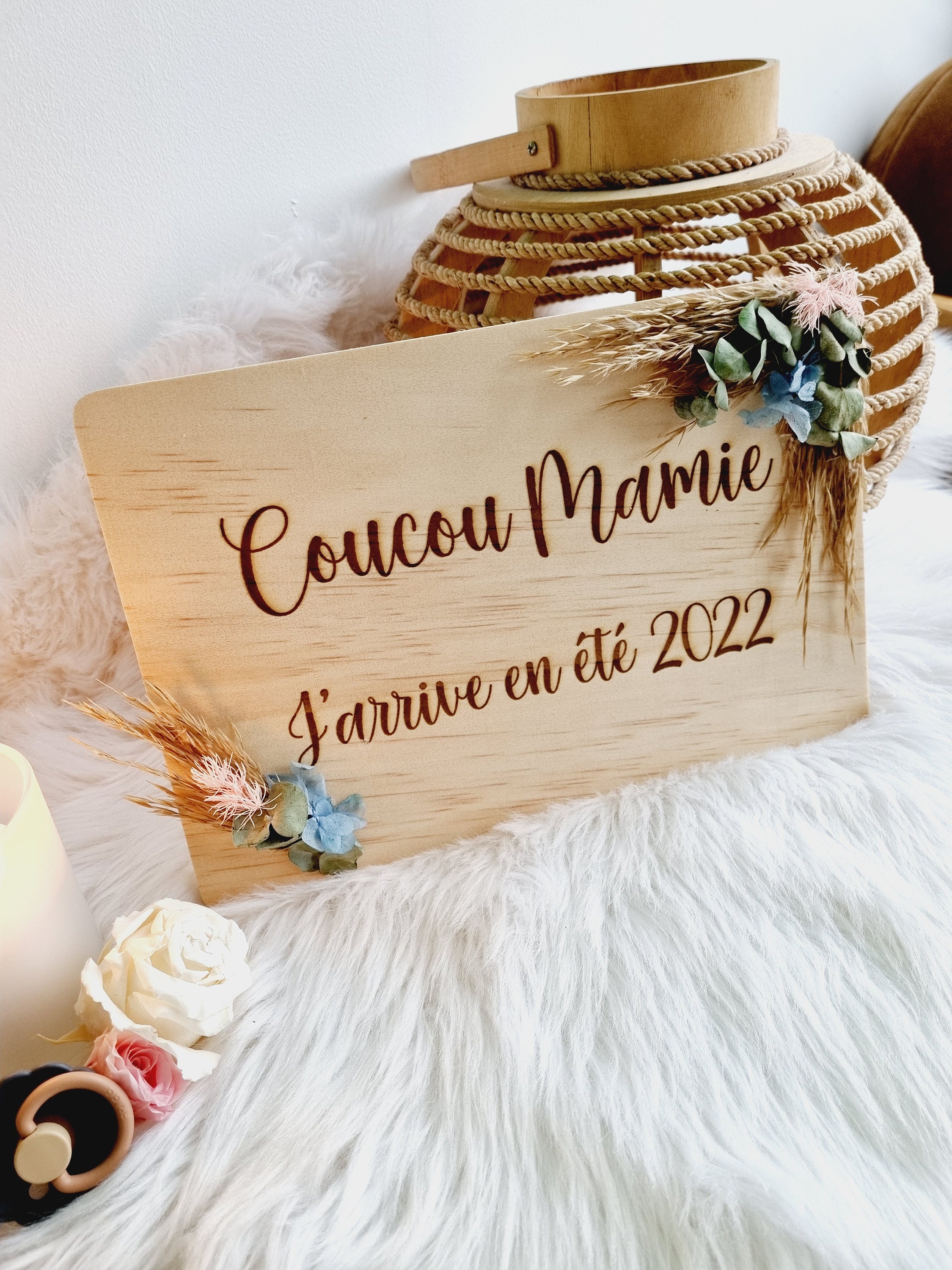 Plaque Annonce Grossesse