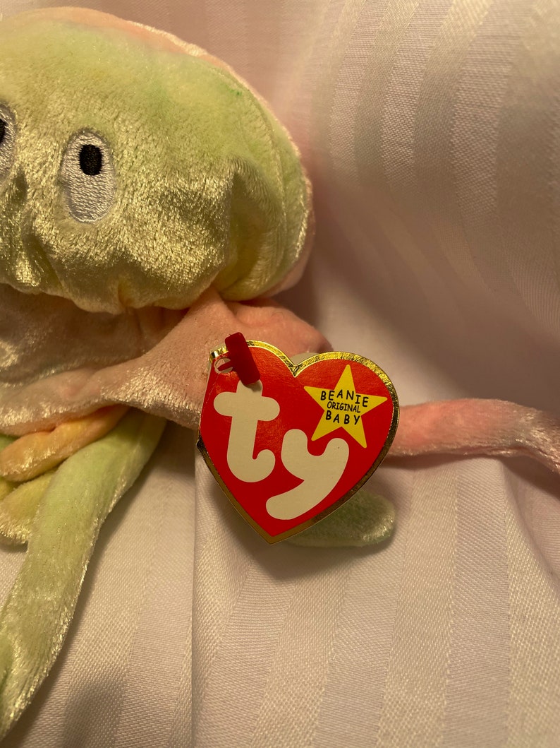 Goochy 1998 Original Jellyfish Beanie Baby With Tags & P.E. | Etsy