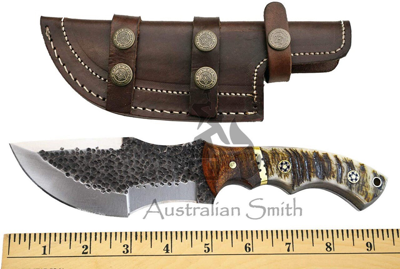 Tracker Knife D2 Steel Making Blank Blade Hunting Skinning D2 Etsy