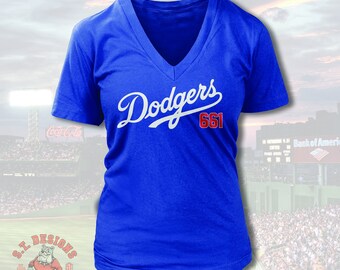Dodgers V Neck - Etsy