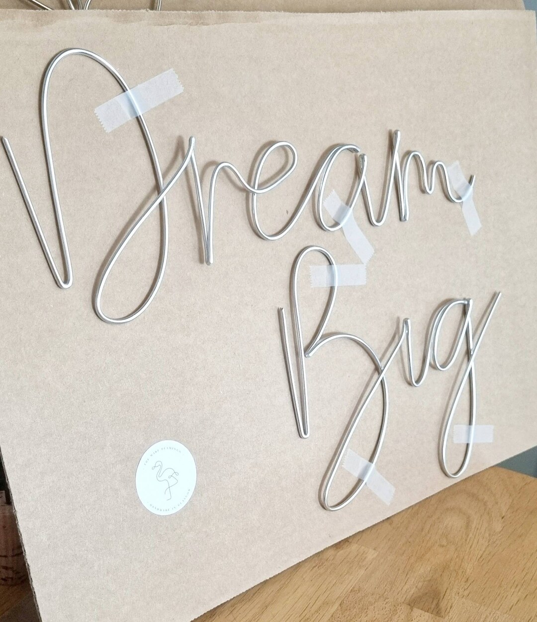 Dream Big Wire Lettering Signage. Nursery or Childrens Room Etsy