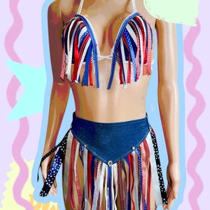 Abito da concerto da cowboy Carter / Abito da cowgirl / Costume da cowboy / Cintura da cowboy Carter / Jeans personalizzati / Top con frange personalizzato / Cintura con frange
